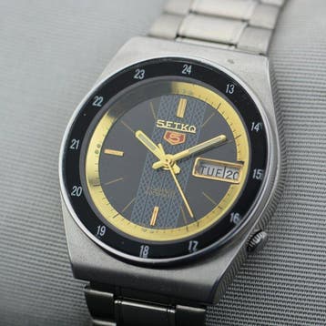 Seiko - 5 Railway Time - Zonder minimumprijs - Heren -
