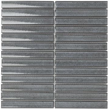 Wand Mozaïek Tegels Kitkat Factory Keramiek Grijs - Matje.., Nieuw, Ophalen of Verzenden, 20 tot 40 cm, 10 m² of meer