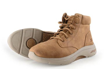 Skechers Veterboots in maat 40 Cognac, Skechers, Overige kleuren, Verzenden, Overige typen