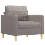 Fauteuil 60cm stof taupe | Retour Deal | 57% Korting!, Verzenden, Nieuw, 75 tot 100 cm, 75 tot 100 cm