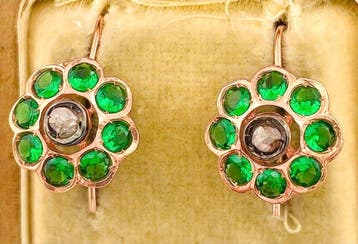 Sans prix de réserve - Boucles doreilles - 9 carats Or