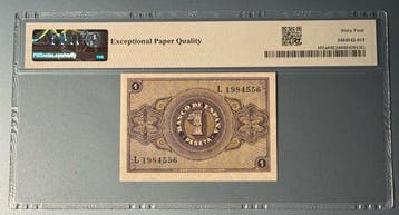 Spanje. - 1 Peseta 1938 - Pick 107a (Zonder minimumprijs)