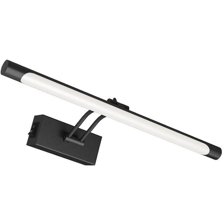 LED Vloerlamp Verstelbaar - Zwarte & Witte LED Lamp - 8W Kou, Maison & Meubles, Accessoires pour la Maison | Miroirs, Envoi