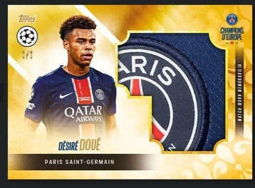 2025 Topps Paris Saint-Germain: Champions d’Europe 1 Auto -, Collections