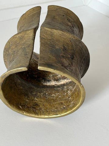 antieke Afrikaanse voetenbank (Zonder minimumprijs), Antiek en Kunst