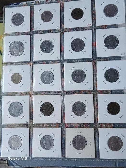 . Italië - Italië Lotto 20 monete Regno - errori di, Postzegels en Munten, Munten | Europa | Niet-Euromunten