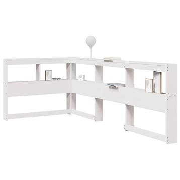 vidaXL Boekenkast Hoofdeinde L-vormig 90 cm massief, Verzenden, Nieuw