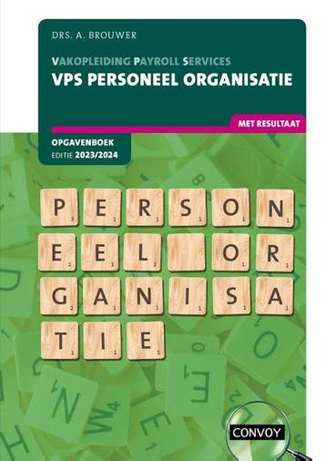 2023/2024 / VPS Personeel organisatie / Opgavenboek, Verzenden, Nieuw, A. Brouwer