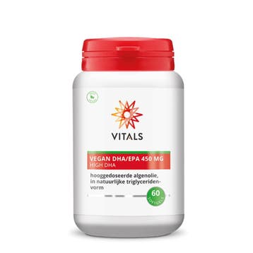 Vegan DHA/EPA Algenolie Softgels 450 mg, Ophalen of Verzenden, Nieuw