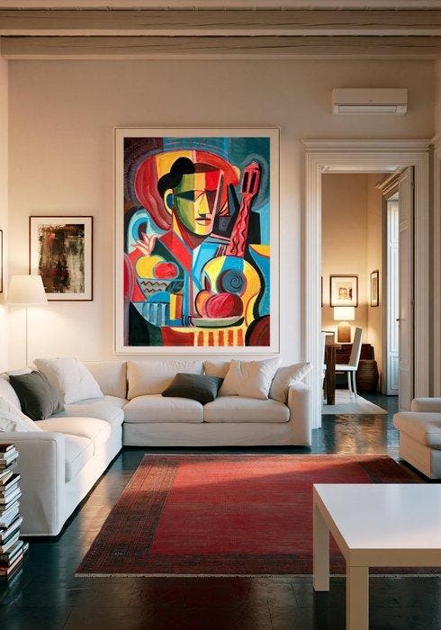 E. Pérez Lezcano - Bodegón Vivo XL (No Reserve), Antiquités & Art, Art | Peinture | Moderne