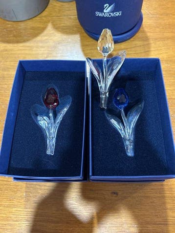Swarovski - Figuur - Tulips (3) - Kristal