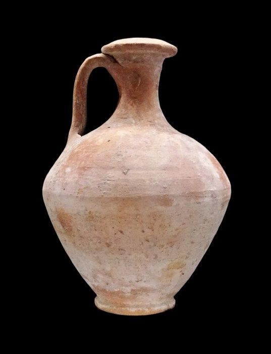 Oud-Romeins - Romeinse kruik van terracotta - 100–200 na, Antiek en Kunst, Antiek | Overige Antiek