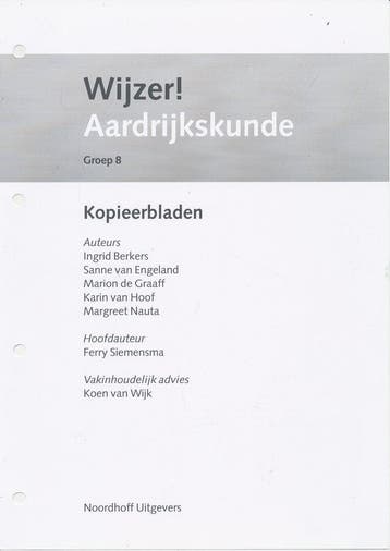 Wijzer! Aardrijkskunde kopieerbladen groep 8 (zie omschrijvi, Verzenden