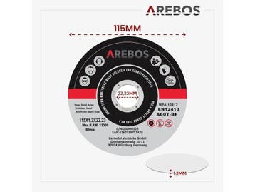Veiling - Slijpschijven - 50 stuks - 115mm x 1mm, Doe-het-zelf en Bouw, Nieuw