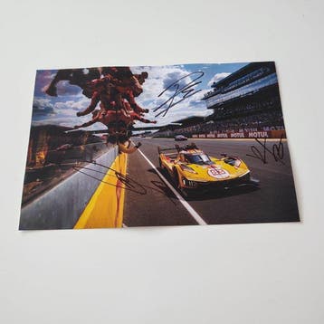Ferrari - 24 uur Le Mans - Kubica, Ye, Hanson - 2025 - Foto, Nieuw