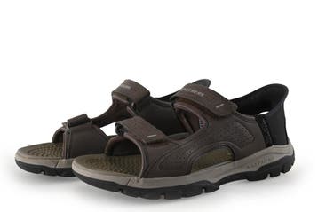 Skechers Sandalen in maat 42 Bruin, Kleding | Heren, Sandalen, Bruin, Verzenden, Zo goed als nieuw