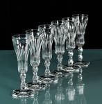 Prachtig lot van 6 antieke kristallen Val Saint Lambert