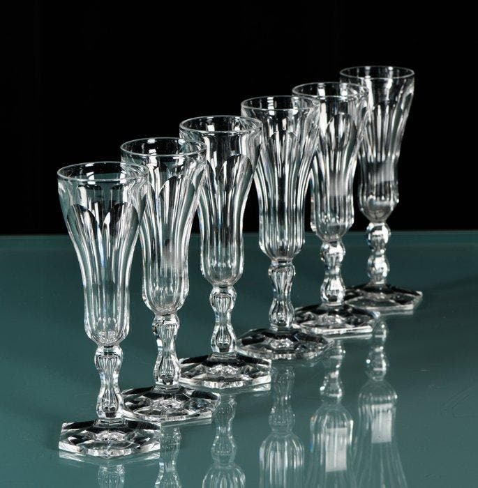 Prachtig lot van 6 antieke kristallen Val Saint Lambert, Antiek en Kunst, Antiek | Meubels | Tafels
