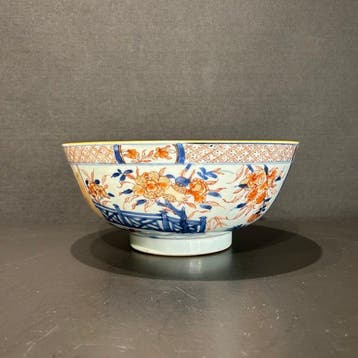 Kom - Porselein - kangxi blauw wit kom