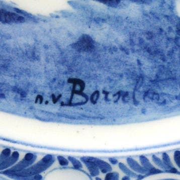 Delft, Plateelbakkerij - naar J. W. van Borselen (1825-1892)