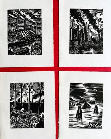 Frans Masereel (1889-1972) - Mijn Land, Antiquités & Art