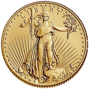 1/10 oz - Or .916 - American Gold Eagle Random Years