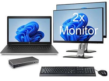 HP ProBook 470 G5 i5 8e gen incl. 2 Monitoren + Windows 11, Computers en Software, Ophalen of Verzenden, Nieuw