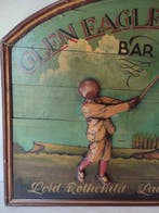 Wanddecoratie - Grand panneau décoratif vintage en relief –