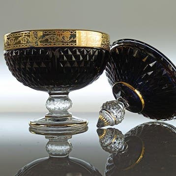 Secoloventesimo - Koekjesdoos - 24 kt goud - Zwarte LOW Gold, Antiek en Kunst