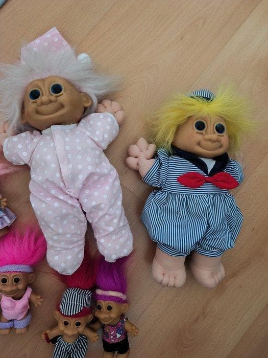 Russ - Pop Trollpuppe Sammlung - 1990-2000 - V.S., Antiek en Kunst, Antiek | Speelgoed