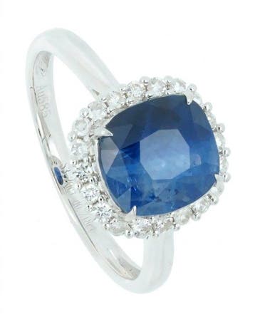Zonder minimumprijs - Ring - 14 karaat Witgoud - 3.41ct. tw., Nieuw