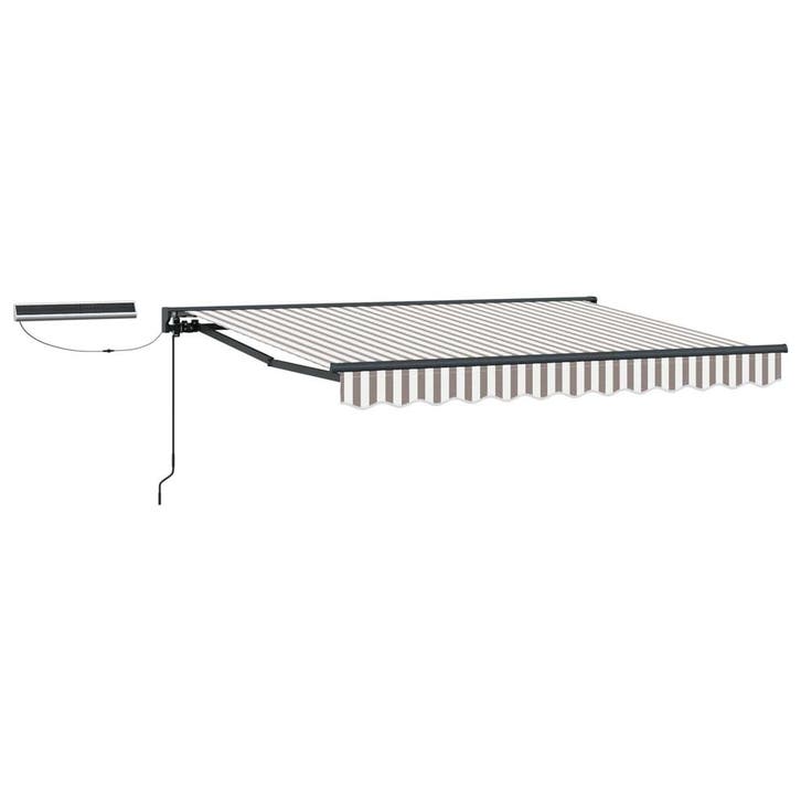 vidaXL Elektrisch Uitschuifbare Zonneluifel 3,5 x 2,5 m, Tuin en Terras, Zonneschermen, Nieuw, Verzenden