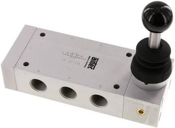 5/3 G1/2 Échappement Centre Levier À Main Valve Détente, Verzenden