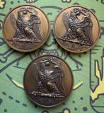 France. Lote de 3 medallas de bronce Napoleon I (Sans prix