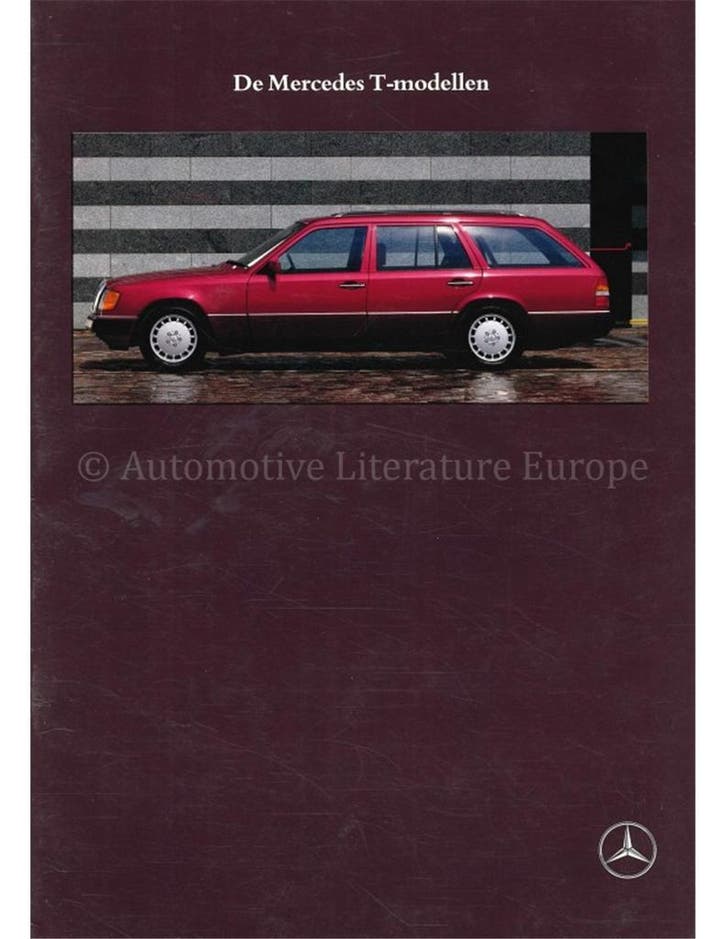 1989 MERCEDES BENZ T-MODELLEN BROCHURE NEDERLANDS, Boeken, Auto's | Folders en Tijdschriften