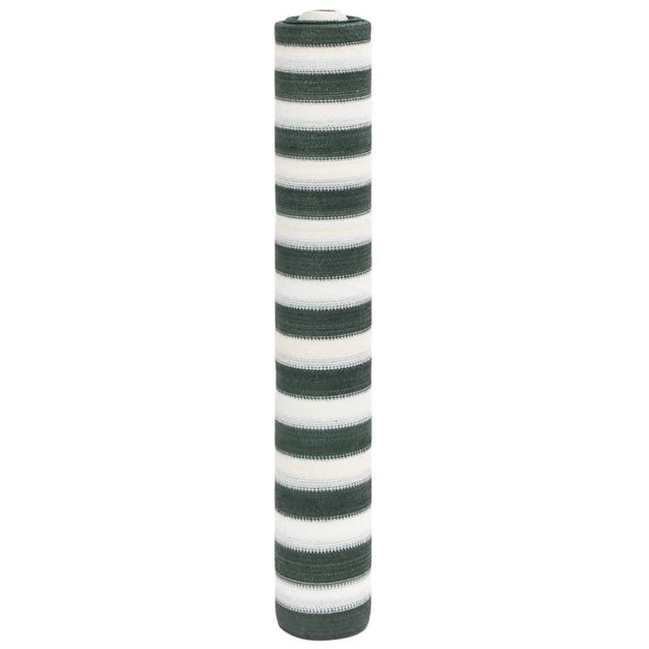 vidaXL Privacynet 195 g/m² 2x10 m HDPE groen en wit, Jardin & Terrasse, Parasols, Envoi