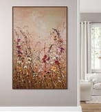 Irina Morisch - look up at the sky II- xxl floral artwork-, Antiquités & Art