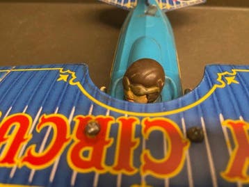 TPS - Blikken speelgoed - Battery Operated Sky Circus Spad X