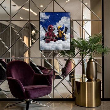 Naro - Canvas [L] - Deadpool & Wolverine - The Marble Cloud, Nieuw