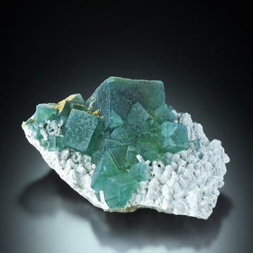 Sans réserve ! Cristaux de fluorite bleu profond-vert pesant, Verzamelen
