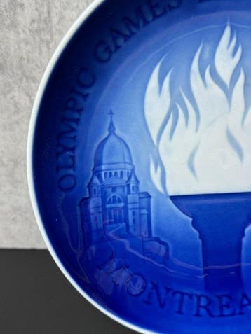 1976 Montreal Olympics Commemorative Porcelain Plate, Verzamelen, Nieuw