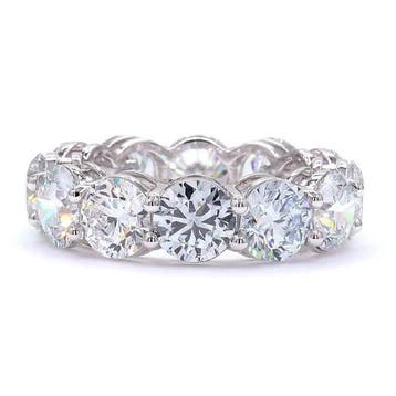 Zonder minimumprijs - Ring - 18 karaat Witgoud - 5.05ct. tw., Nieuw