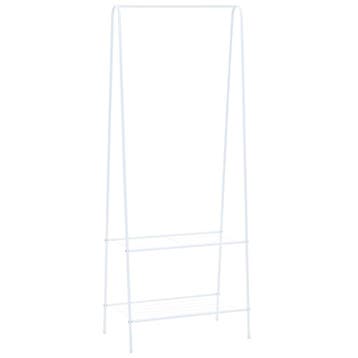 vidaXL Kledingrek 59x35x150 cm wit, Huis en Inrichting, Verzenden, Nieuw