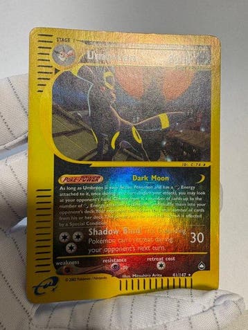 Pokémon - 1 Card - Umbreon 41/147 Reverse Holo Foil - WOTC -, Nieuw