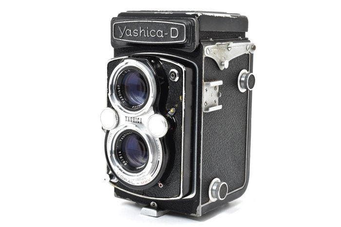 Yashica -D black met Yashikor 3.5/80mm | Appareil photo, TV, Hi-fi & Vidéo, Appareils photo analogiques