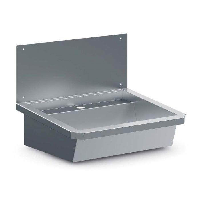 Wasbak | Incl. Afvoerplug + Spatscherm | RVS |, Articles professionnels, Horeca | Équipement de cuisine, Envoi