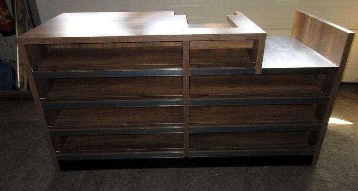 Balie, Verkoopbalie, B186 x D72 x H97cm, Articles professionnels, Aménagement de Bureau & Magasin | Mobilier de bureau & Aménagement