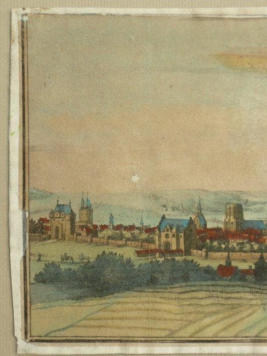 België - Brussel; M. Merian - Brüssel - 1659, Boeken, Atlassen en Landkaarten