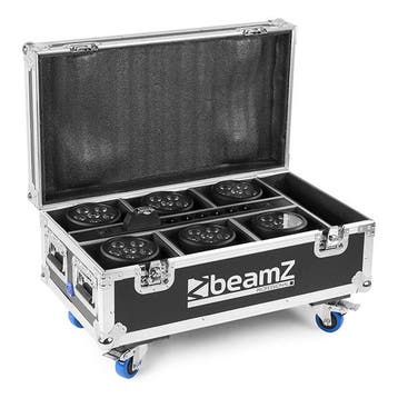 BeamZ Professional FCC66 Flightcase voor 6x BBP66 Uplight, Verzenden, Nieuw