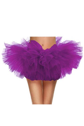 KIMU® Korte Tutu Paars Tule Rokje 116 122 128 134 140 146 15, Ophalen of Verzenden, Nieuw, Meisje